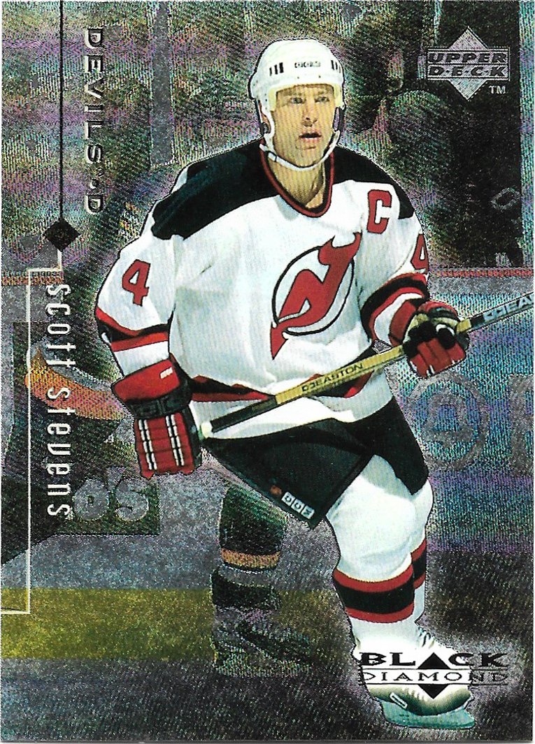Scott Stevens 1998-99 Upper Deck Black Diamond #49 New Jersey Devils Hockey Card