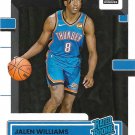 Jalen Williams 2022-23 Donruss Rookie #212 Oklahoma City Thunder Basketball Card