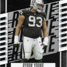 Byron Young 2023 Panini Absolute Retail Rookie #178 Las Vegas Raiders Football Card
