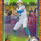 Justin Herbert 2024 Score-A-Treat Pumpkins #163 Las Angeles Chargers Football Card