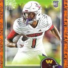 Ja'Corey Brooks 2025 Score-A-Treat Pumpkins Rookie #61 Washington Commanders Football Card