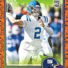 Jaxson Dart 2025 Score-A-Treat Pumpkins Rookie #35 New York Giants Football Card