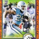Omarion Hampton 2025 Score-A-Treat Pumpkins Rookie #37 Los Angeles Chargers Football Card