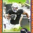 RJ Harvey 2025 Score-A-Treat Pumpkins Rookie #49 Denver Broncos Football Card