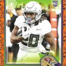 Jordan James 2025 Score-A-Treat Pumpkins Rookie #47 San Francisco 49ers Football Card