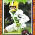 Tez Johnson 2025 Score-A-Treat Pumpkins Rookie #34 Tampa Bay Buccaneers Football Card