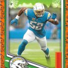 Khalil Mack 2025 Score-A-Treat Pumpkins #14 Los Angeles Chargers Football Card