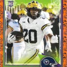 Kalel Mullings 2025 Score-A-Treat Pumpkins Rookie #62 Tennessee Titans Football Card