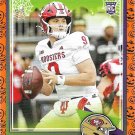 Kurtis Rourke 2025 Score-A-Treat Pumpkins Rookie #82 San Francisco 49ers Football Card