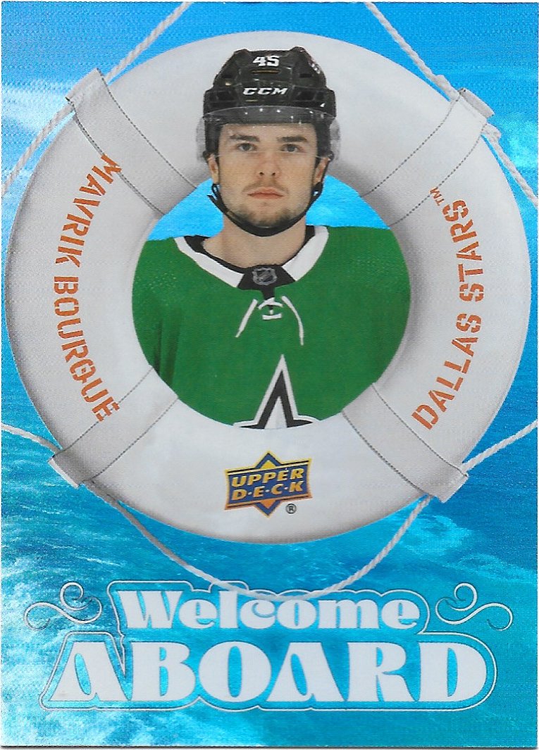 Mavrik Bourque 2024-25 Upper Deck Welcome Aboard Rookie #WA-9 Dallas Stars Hockey Card