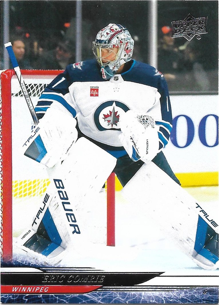 Eric Comrie 2024-25 Upper Deck #652 Winnipeg Jets Hockey Card