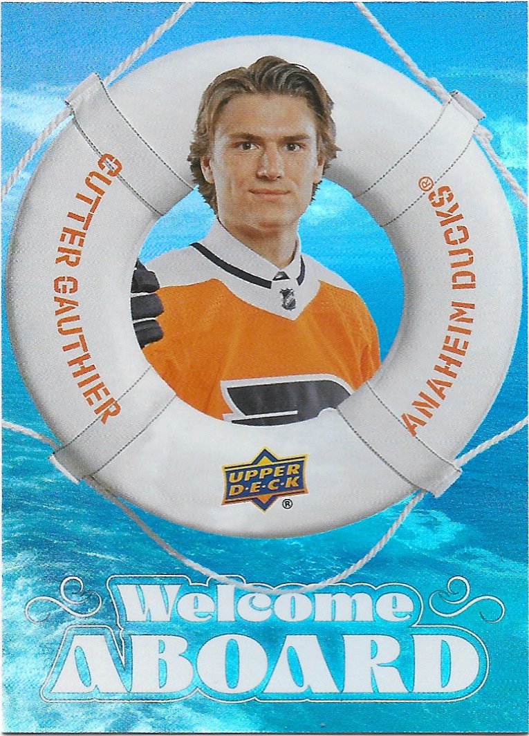 Cutter Gauthier 2024-25 Upper Deck Welcome Aboard Rookie #WA-7 Anaheim Ducks Hockey Card