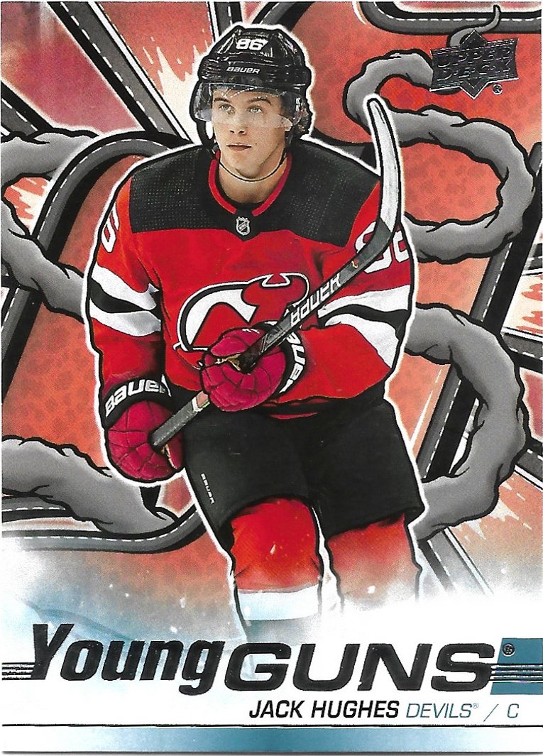 Jack Hughes 2024-25 Upper Deck Young Guns Renewed #201 New Jersey Devils Hockey Card