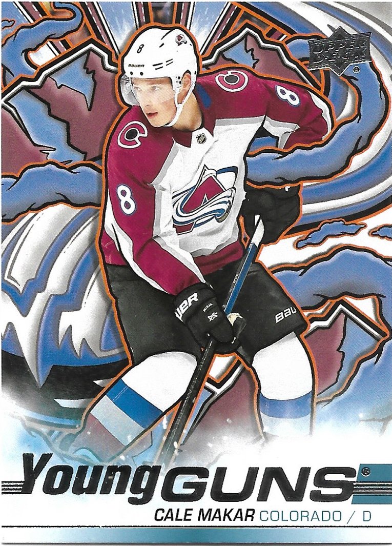 Cale Makar 2024-25 Upper Deck Young Guns Renewed #493 Colorado Avalanche Hockey Card