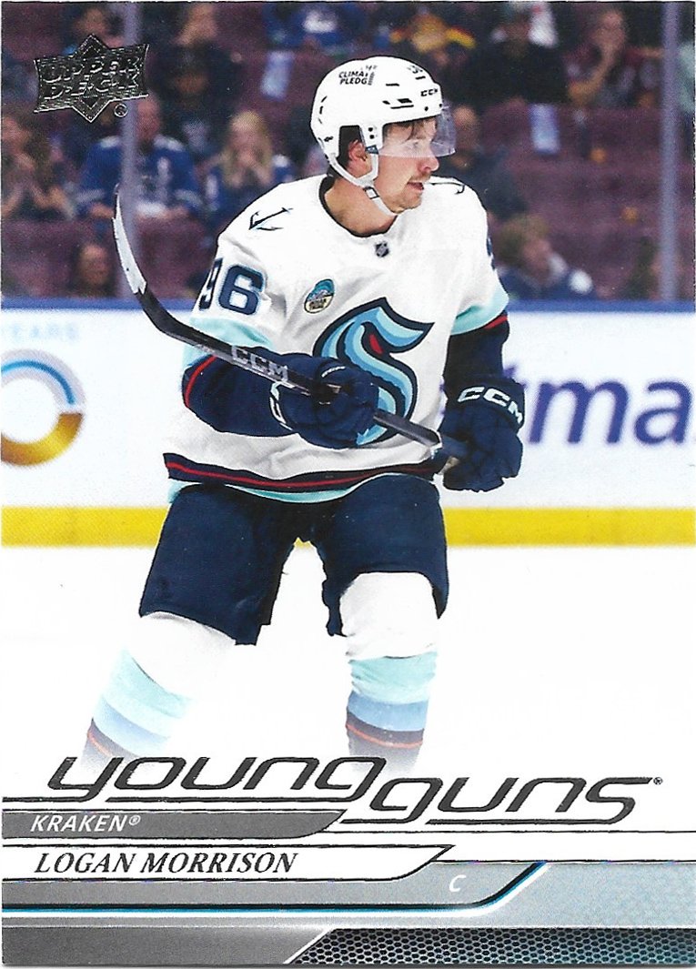 Logan Morrison 2024-25 Upper Deck Young Guns Rookie #469 Seattle Kraken Hockey Card