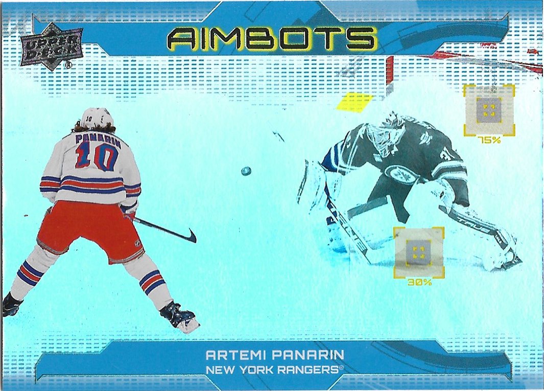 Artemi Panarin 2024-25 Upper Deck Aimbots #AB-9 New York Rangers Hockey Card