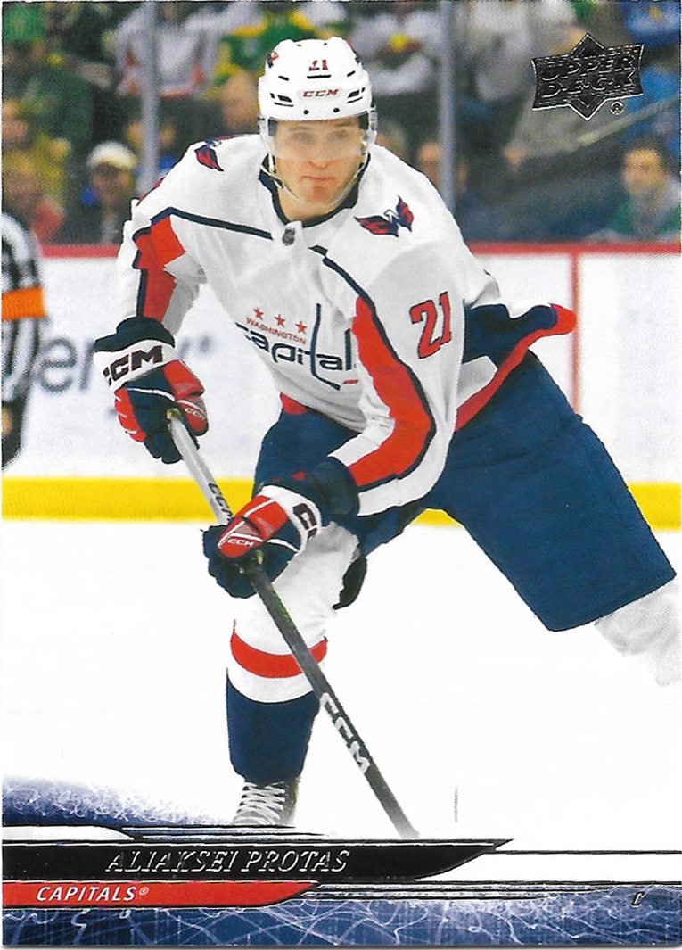 Aliaksei Protas 2024-25 Upper Deck #189 Washington Capitals Hockey Card