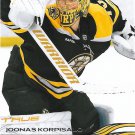 Joonas Korpisalo 2025-26 Upper Deck #9 Boston Bruins Hockey Card