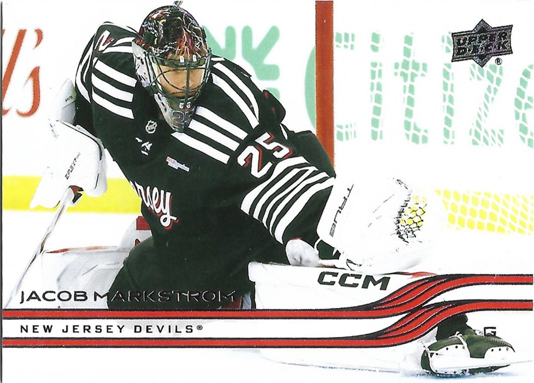 Jacob Markstrom 2025-26 Upper Deck #101 New Jersey Devils Hockey Card