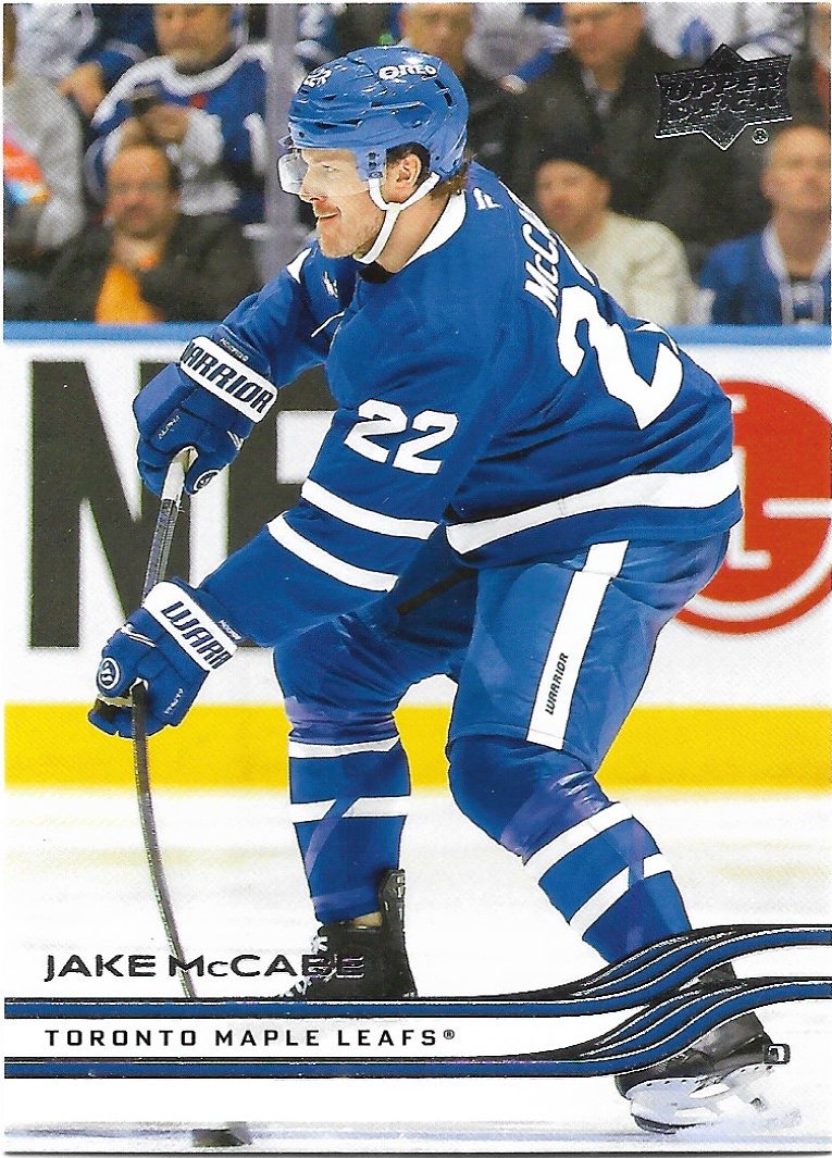Jake McCabe 2025-26 Upper Deck #166 Toronto Maple Leafs Hockey Card
