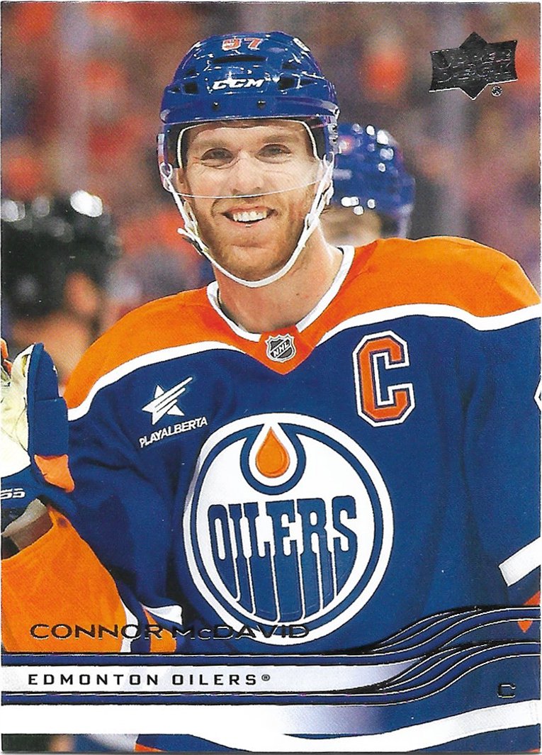 Connor McDavid 2025-26 Upper Deck #63 Edmonton Oilers Hockey Card