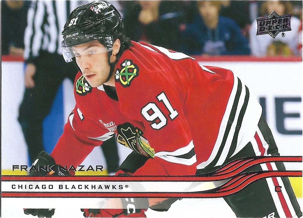 Frank Nazar 2025-26 Upper Deck #35 Chicago Blackhawks Hockey Card