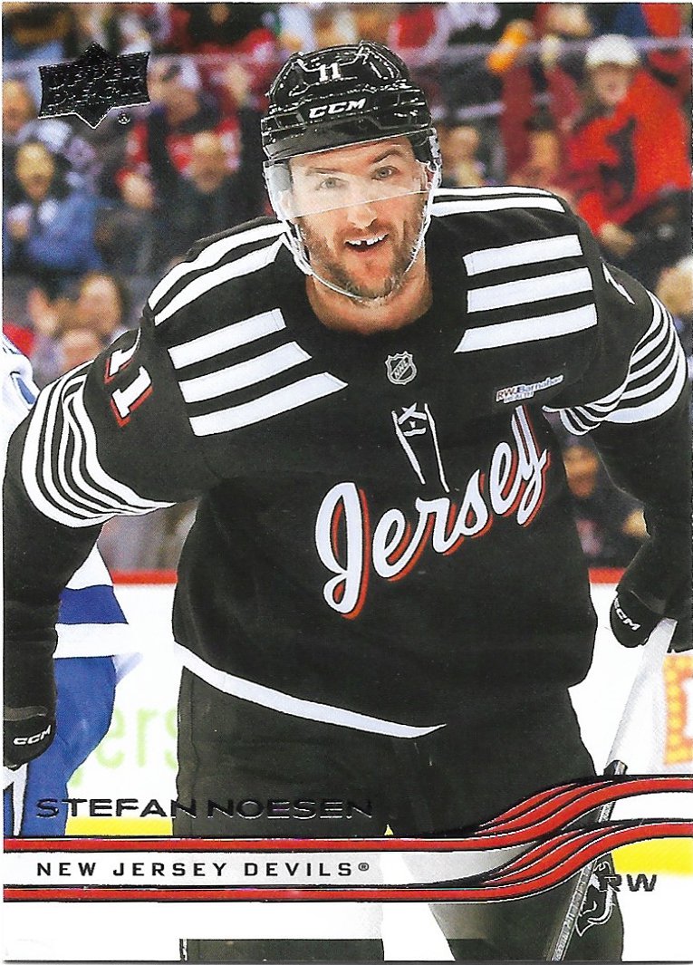 Stefan Noesen 2025-26 Upper Deck #99 New Jersey Devils Hockey Card