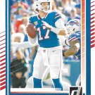 Josh Allen 2025 Donruss #91 Buffalo Bills Football Card