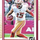 Jauan Jennings 2025 Donruss #291 San Francisco 49ers Football Card