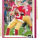 Brock Purdy 2025 Donruss #46 San Francisco 49ers Football Card