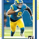 Jered Verse 2025 Donruss #120 Los Angeles Rams Football Card