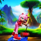 Amy Rose 18+ version statue toy figure figurine 1/8