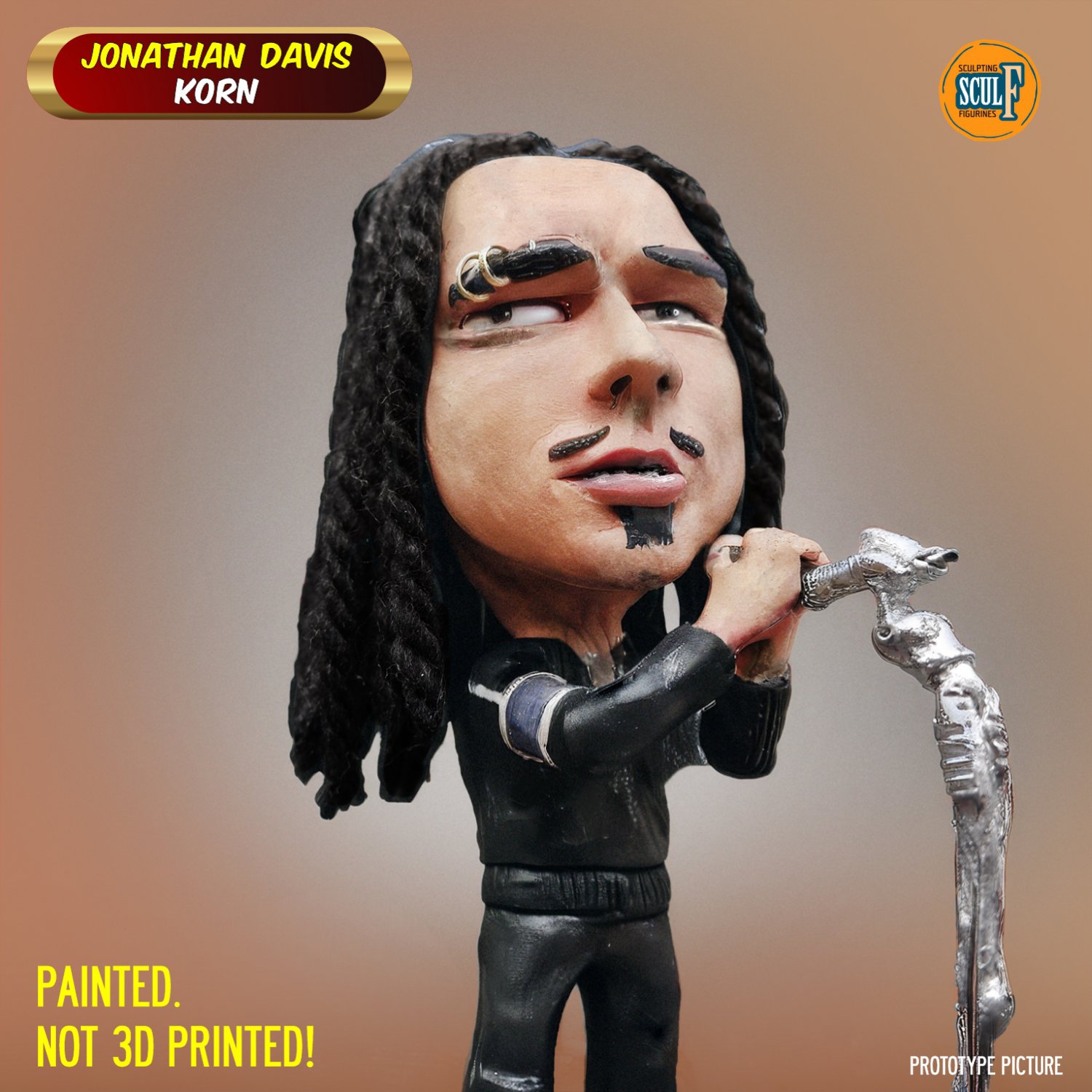 Korn Big Head - Jonathan Davis statue toy figure figurine 1/10