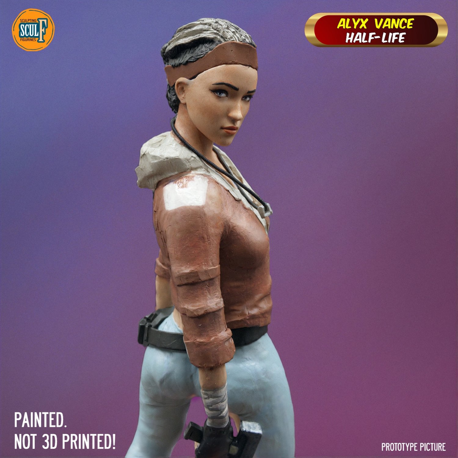 Alyx Vance Half-Life 2 statue toy figure figurine 1/6