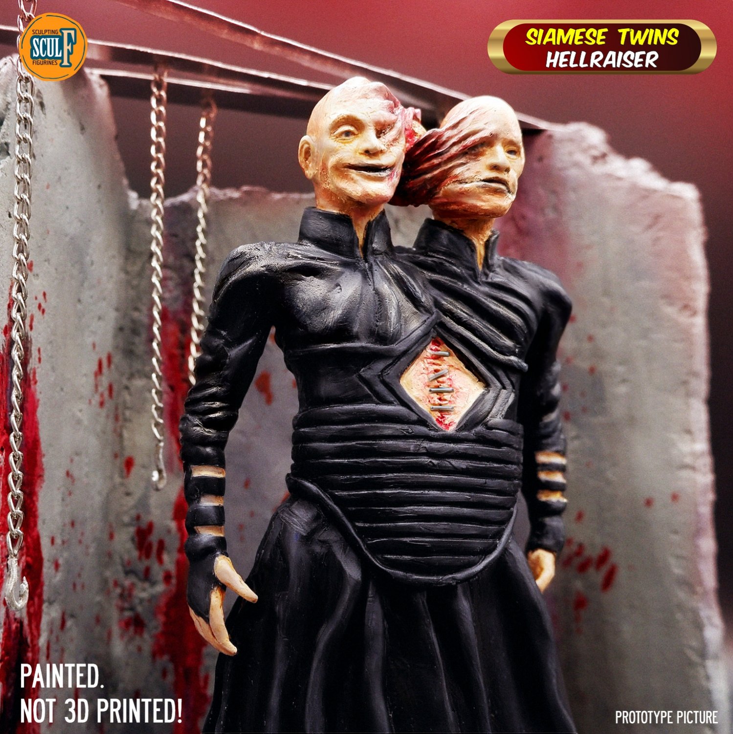 Figure  1/8 Siamese Twins from Hellraiser