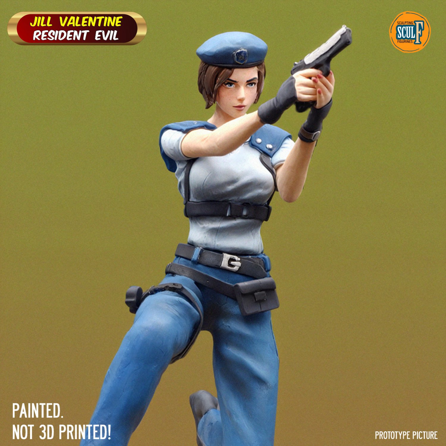 Jill Valentine - Resident Evil 1 statue toy figure figurine 1/6