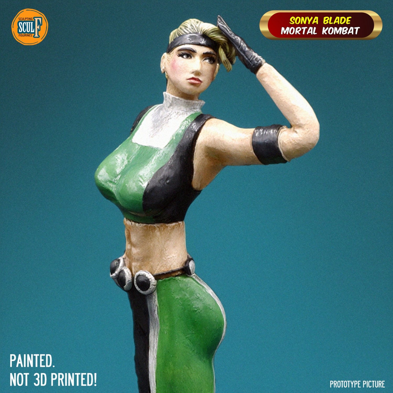 Sonya Blade - Mortal Kombat 3 statue toy figure figurine 1/6