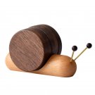 Black walnut cartoon snail creative teacup mat