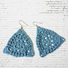 Dainty Triangle Earrings