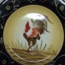 Ceramic Rooster Dinner Plates