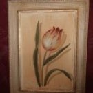 Wooden Picture of an Tulip