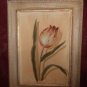 Wooden Picture of an Tulip