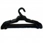 Plastic Clothes Hangers Set Traditional Durable Black Hangers for Wardrobe 12 Piece Pack Original