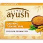 Ayush Purifying Turmeric Soap 100g Natural Herbal Soap with Turmeric & Ayurvedic Oils Beauty Soap