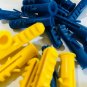 Nylon Wall Plugs Universal Plastic Expandable Fixing Anchors 5mm&acirc;��12mm Heavy Duty Crafts Making