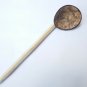 Coconut Shell Curry Spoon with Wooden Handle Natural Eco Friendly Kitchen Utensil High Quality