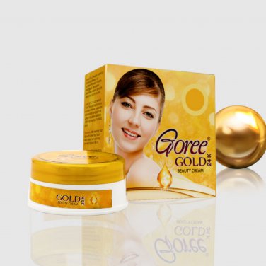 Goree Gold 24K Beauty Cream 17g Whitening Cream Brightening Smooth Look Face Cream Original Cream