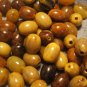 20 VINTAGE BAKELITE JEWELRY MAKING LOOSE BEADS 10MM MIX LOT