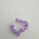 Purple & Clear Bracelet