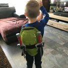 This TMNT Teenage Mutant Ninja Turtles Costume Shell & Weapon X set